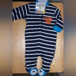 New boys Lamaze sleeper says cute me monkey footy